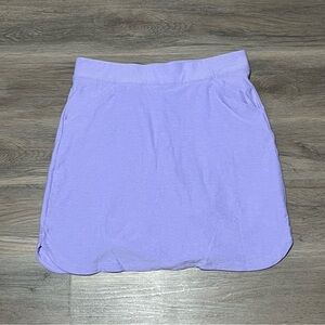 Peter Millar Small Skort Purple Heathered Activewear Golf Tennis Pockets 50+ UPF